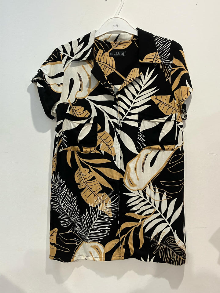 104 - Orchid Blouse - Tropical - Almost perfect