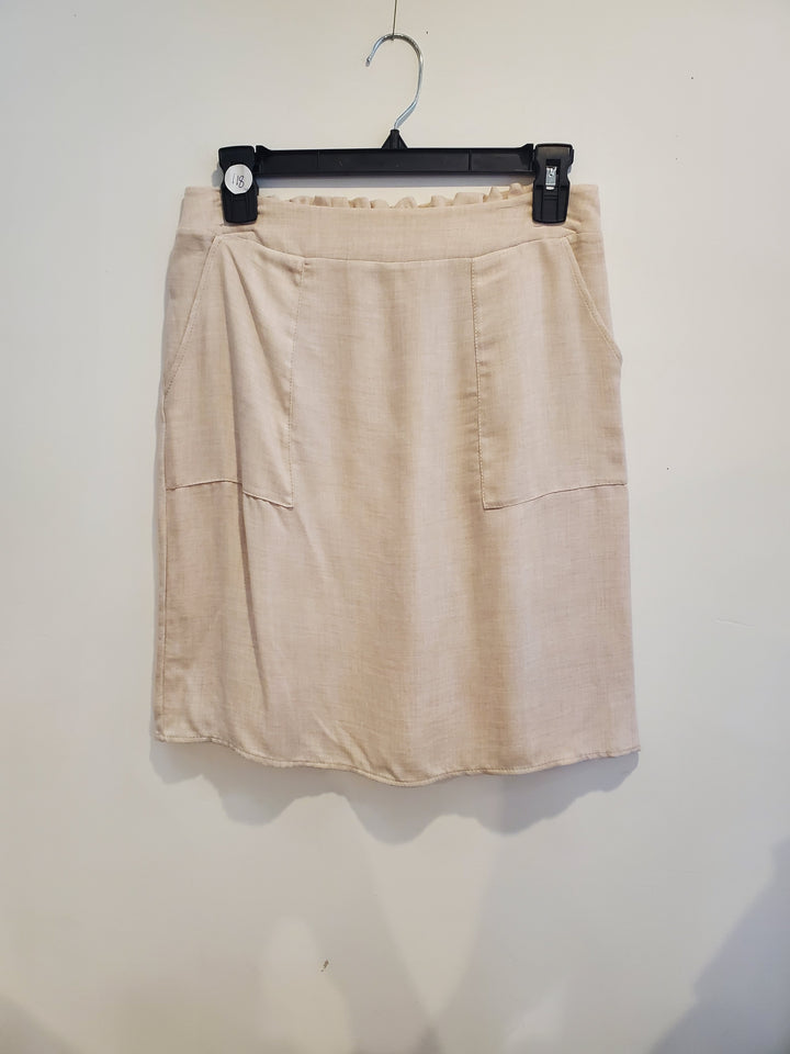 118 - Pleated Skirt - beige - Sample