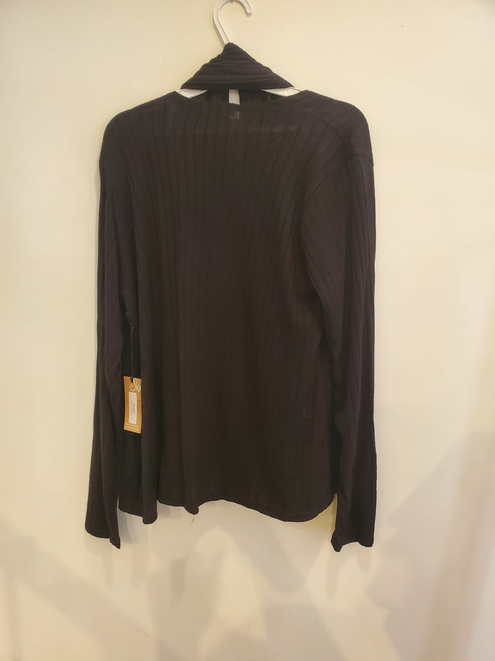 054 - Infinie Jacket - fine black knit - Almost perfect